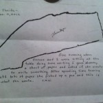 Mom writing